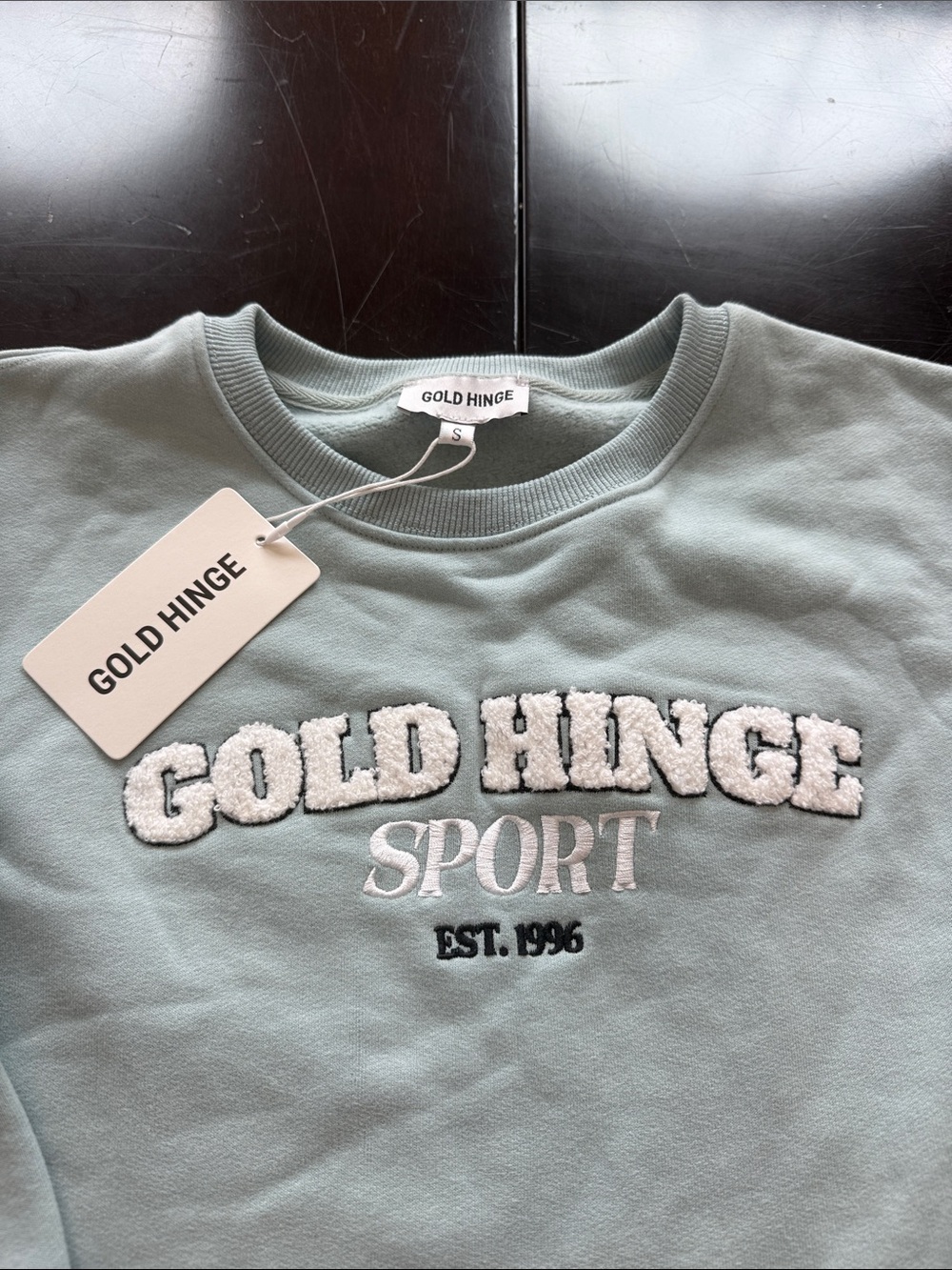 Gold Hinge Sage Crewneck Sweatshirt - Gold Hinge